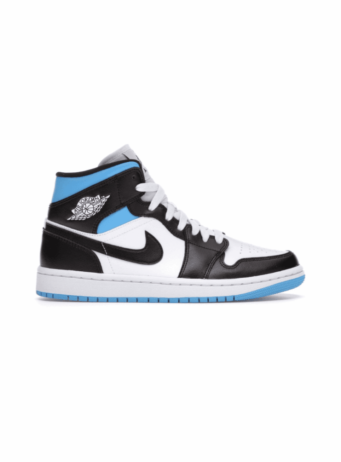 Jordan 1 Mid University Black White (W)