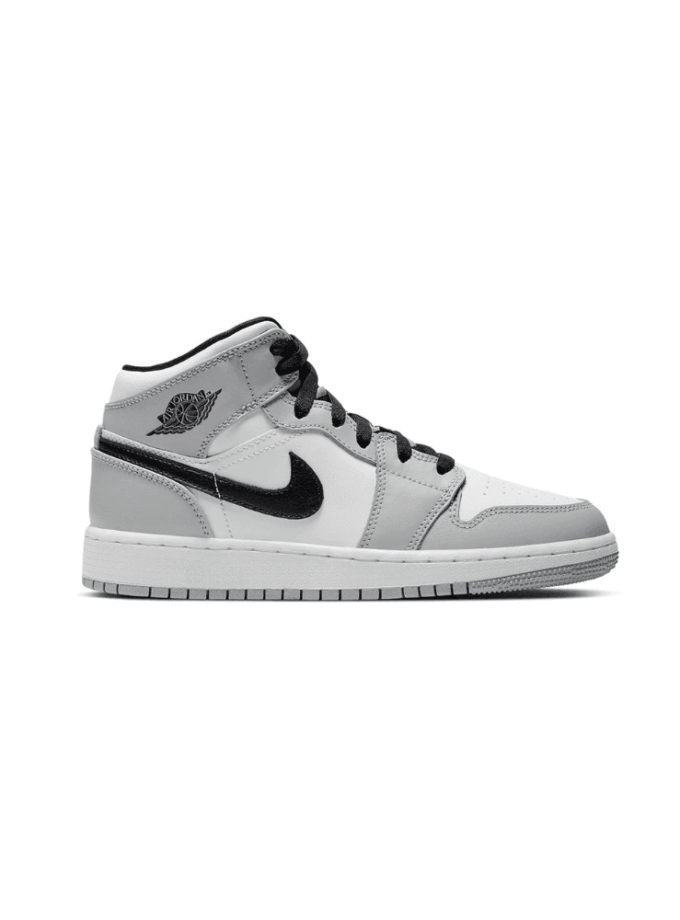 Jordan 1 Mid Light Smoke Grey (GS)