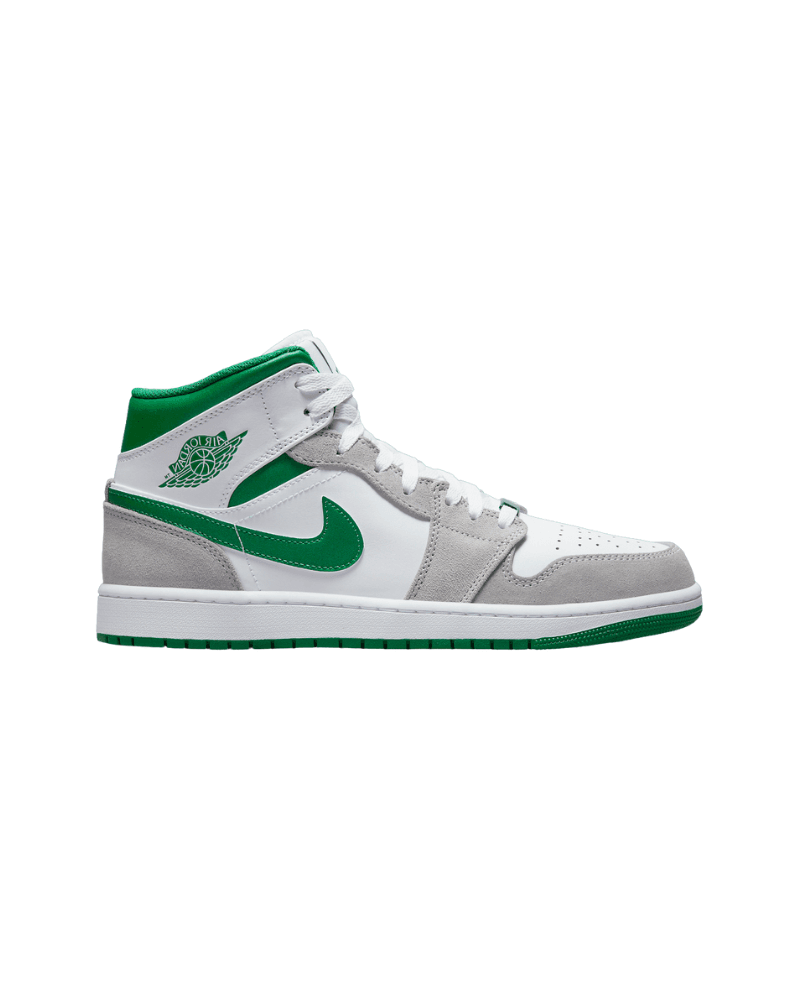 Jordan 1 Mid Green Grey
