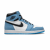 Jordan 1 Retro High White University Blue Black ( UNC )