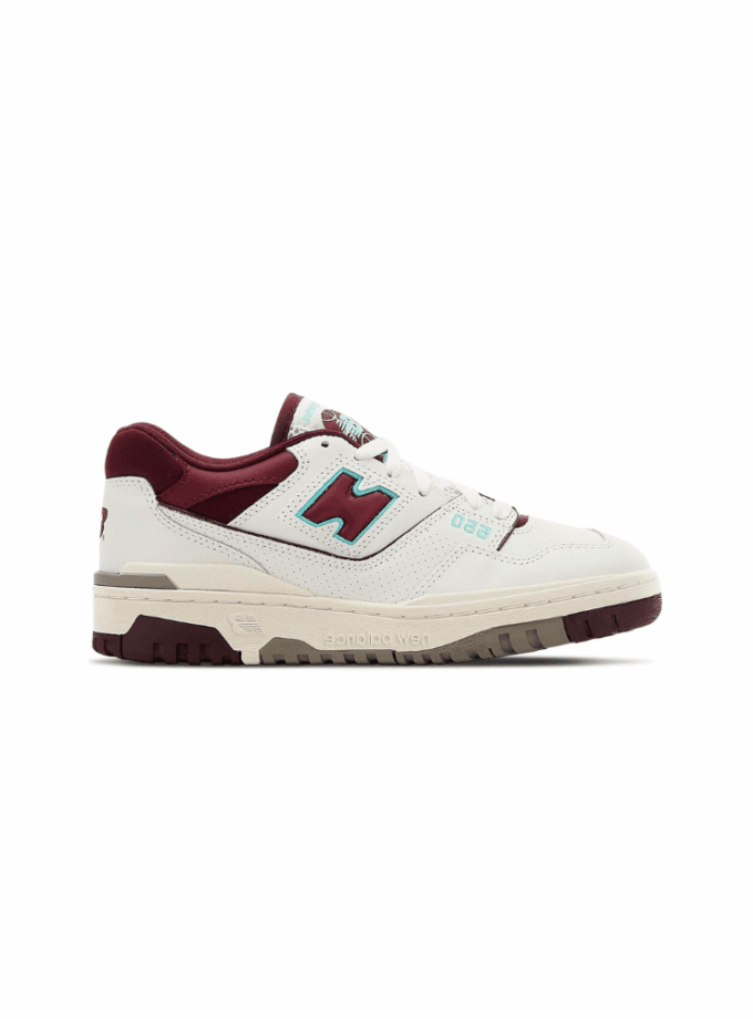 New Balance 550 Burgundy Cyan