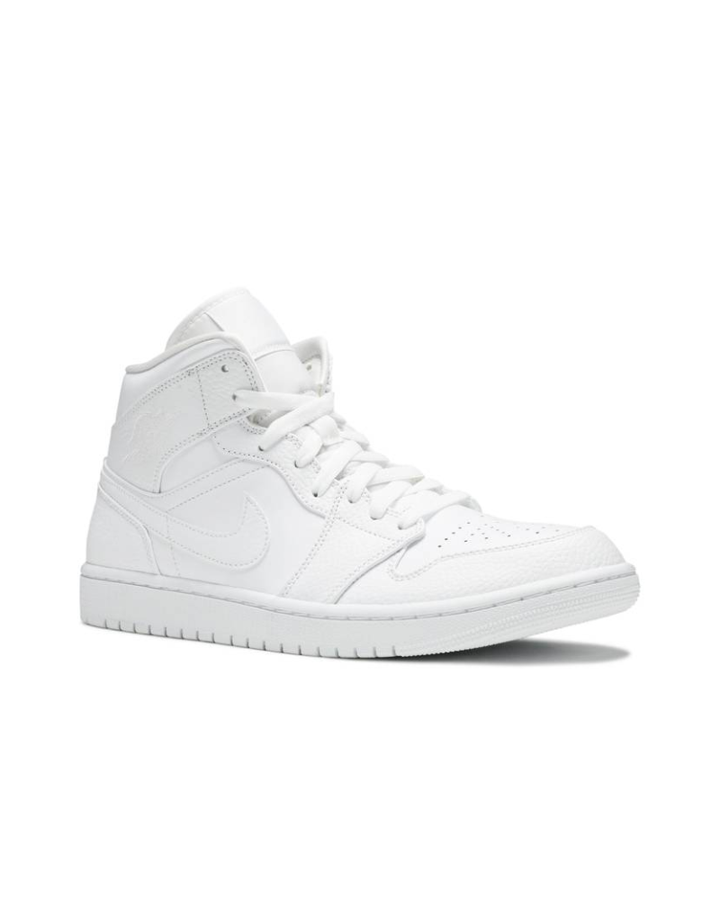 Air Jordan 1 Mid Triple White (GS)