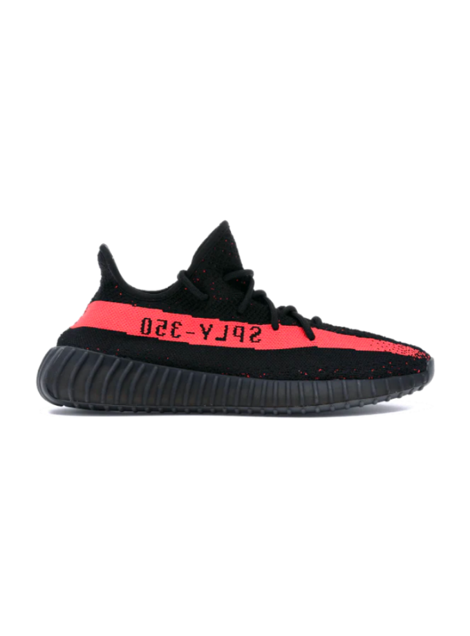 Yeezy Boost 350 V2 Core Black Red (Red Stripe)