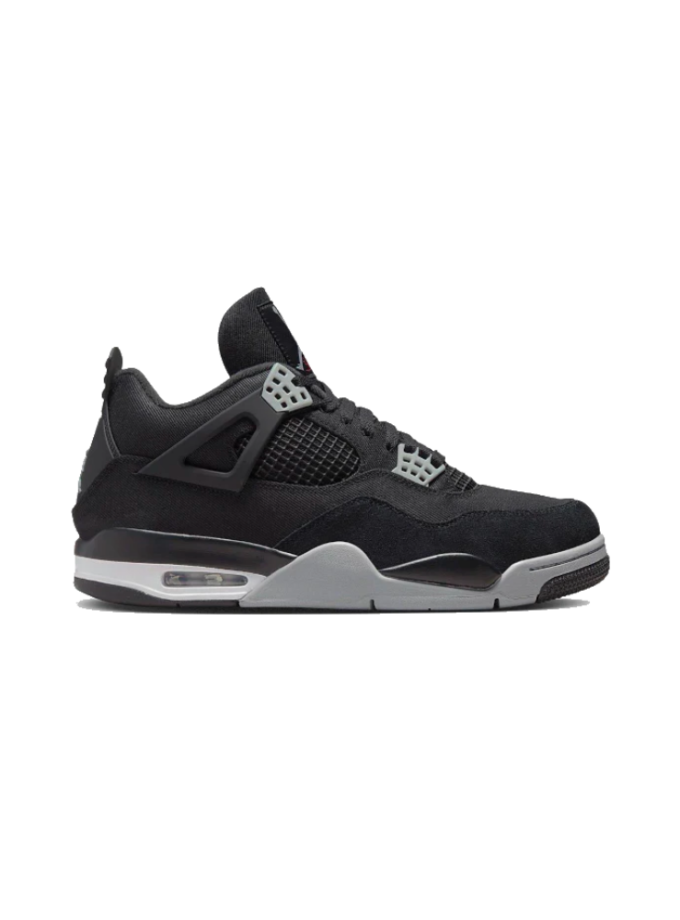 Jordan 4 Black Canvas
