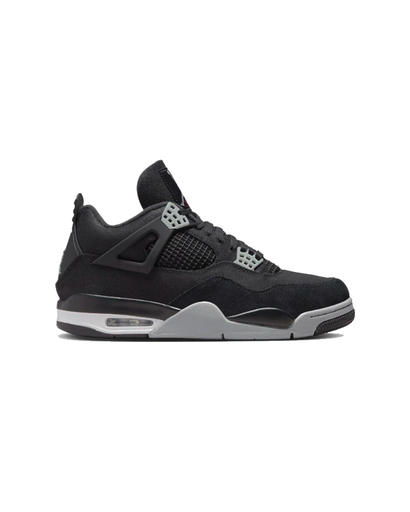 Jordan 4 Black Canvas