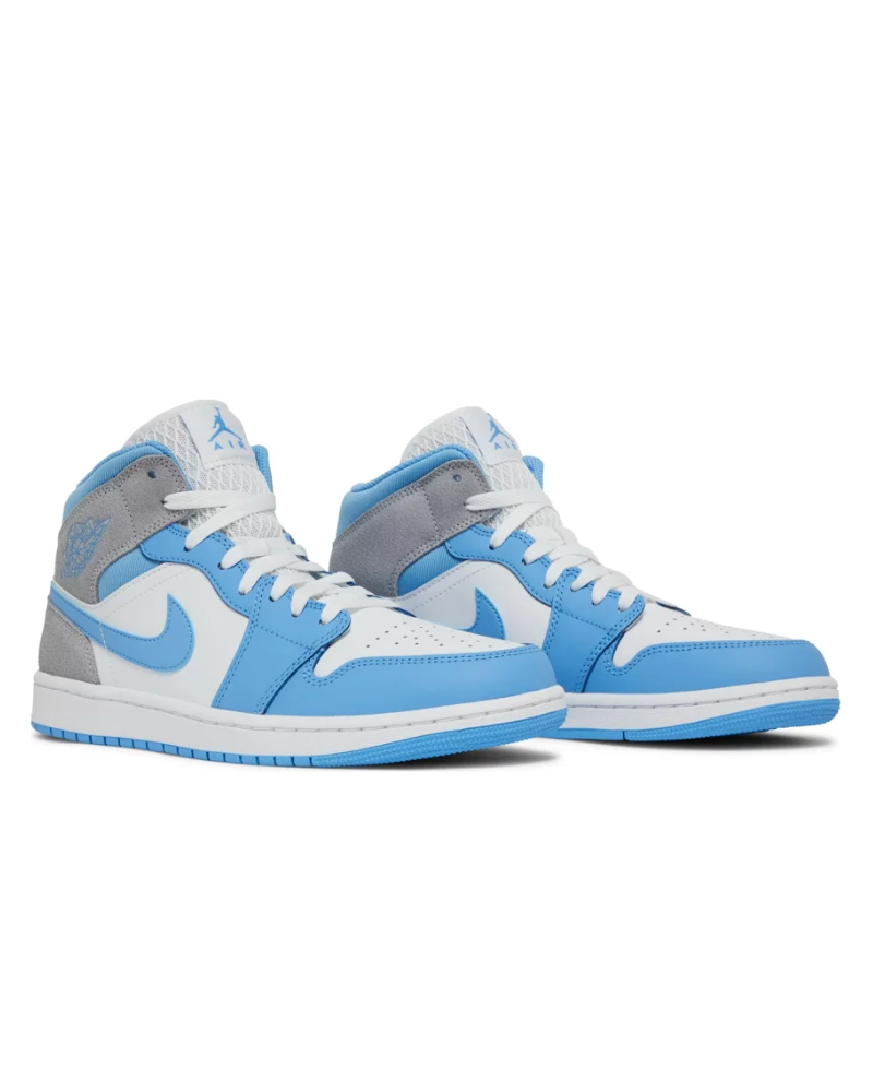 Jordan 1 Mid University Blue Grey