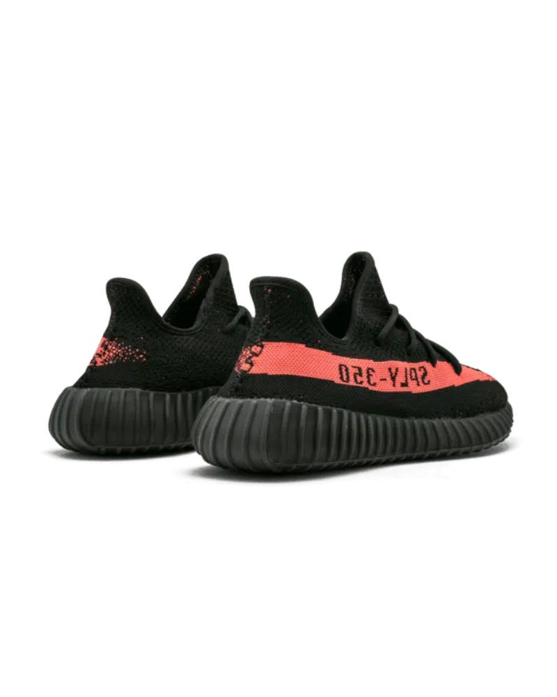 Yeezy Boost 350 V2 Core Black Red (Red Stripe)