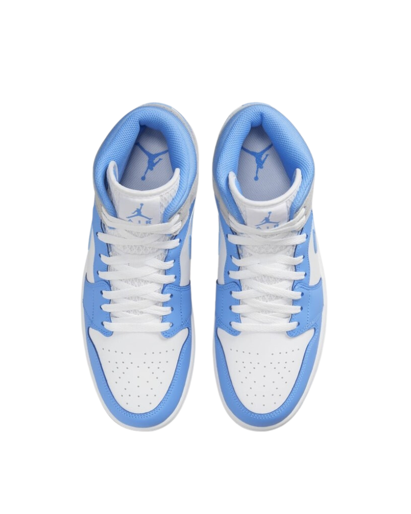 Jordan 1 Mid University Blue Grey