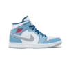 Jordan 1 Mid French Blue Light Steel