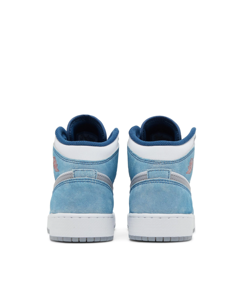Jordan 1 Mid French Blue Light Steel