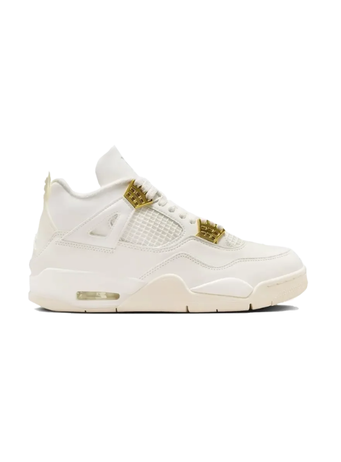 Jordan 4 Metallic Gold bokiem