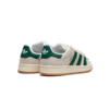 adidas campus crystal white dark green od tyłu