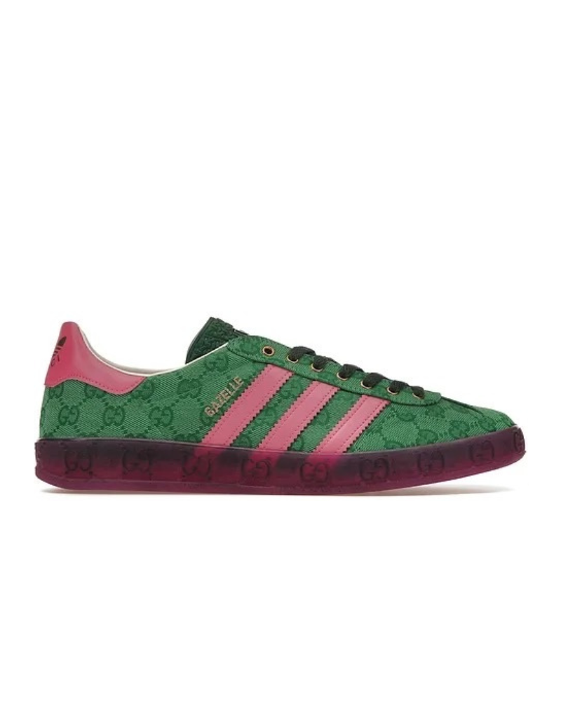 Adidas x Gucci Gazelle Green GG Monogram