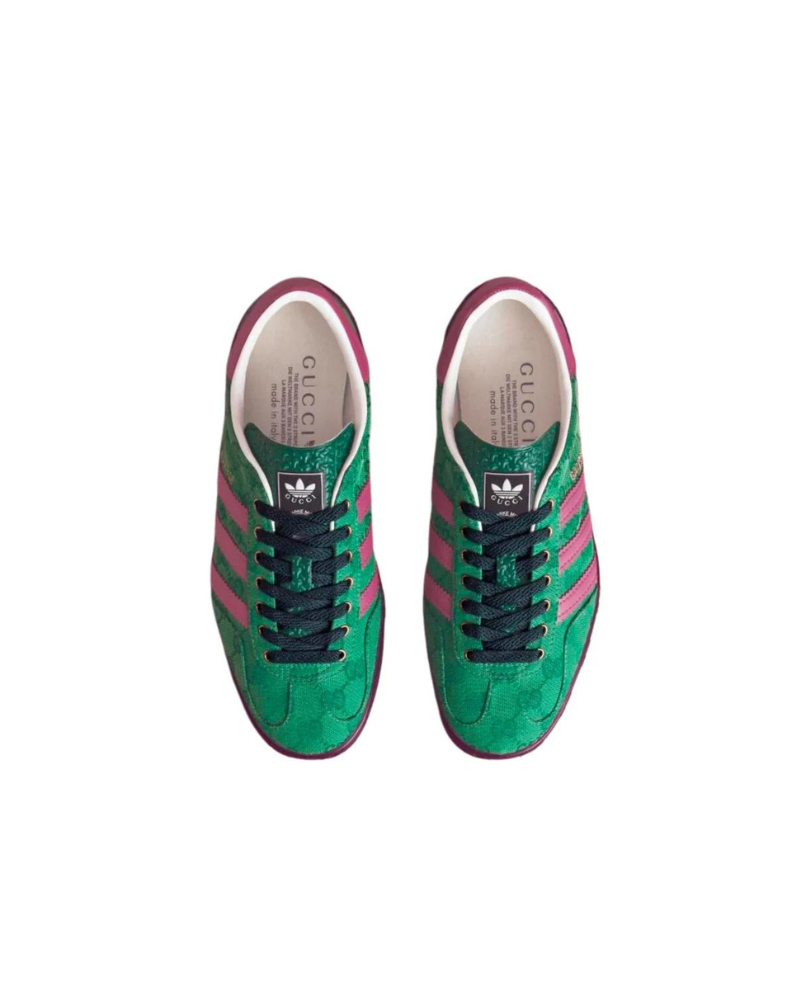 Adidas x Gucci Gazelle Green GG Monogram