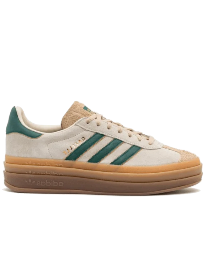 Adidas Gazelle Bold Magic Beige Collegiate Green