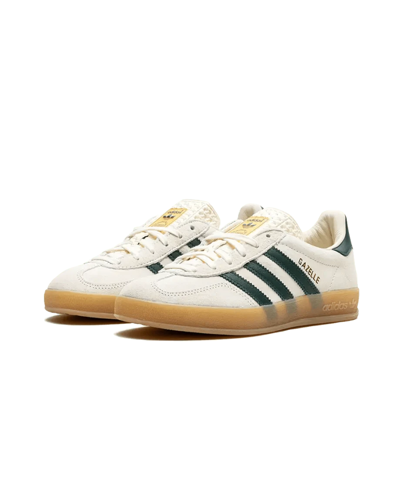 Adidas Gazelle Indoor Cream White Collegiate Green Gum