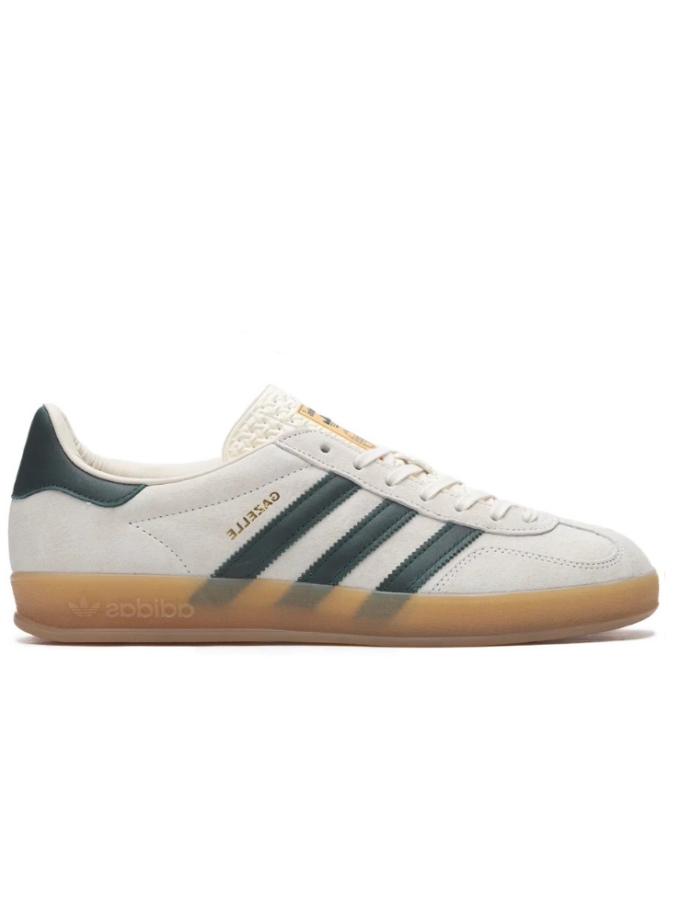 Adidas Gazelle Indoor Cream White Collegiate Green Gum