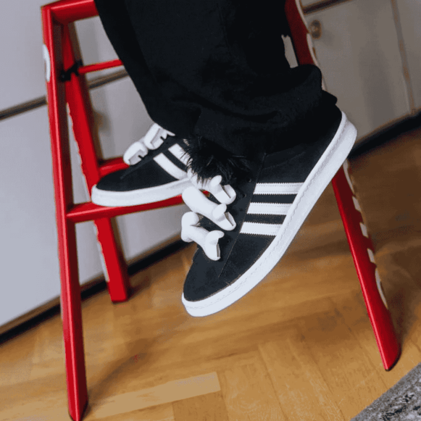 Adidas Campus 80s Jeremy Scott Bones Black