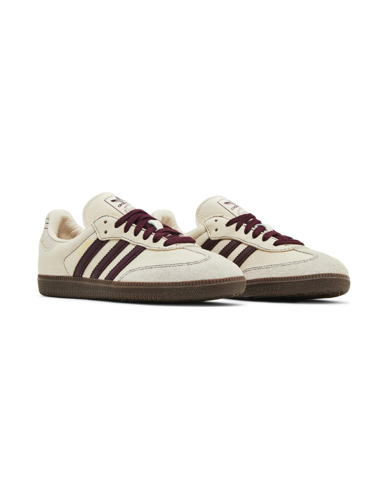 Adidas Samba OG Wonder White Maroon