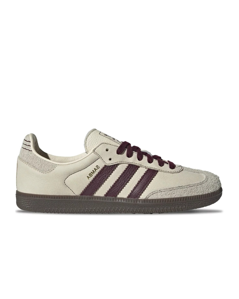 Adidas Samba OG Wonder White Maroon
