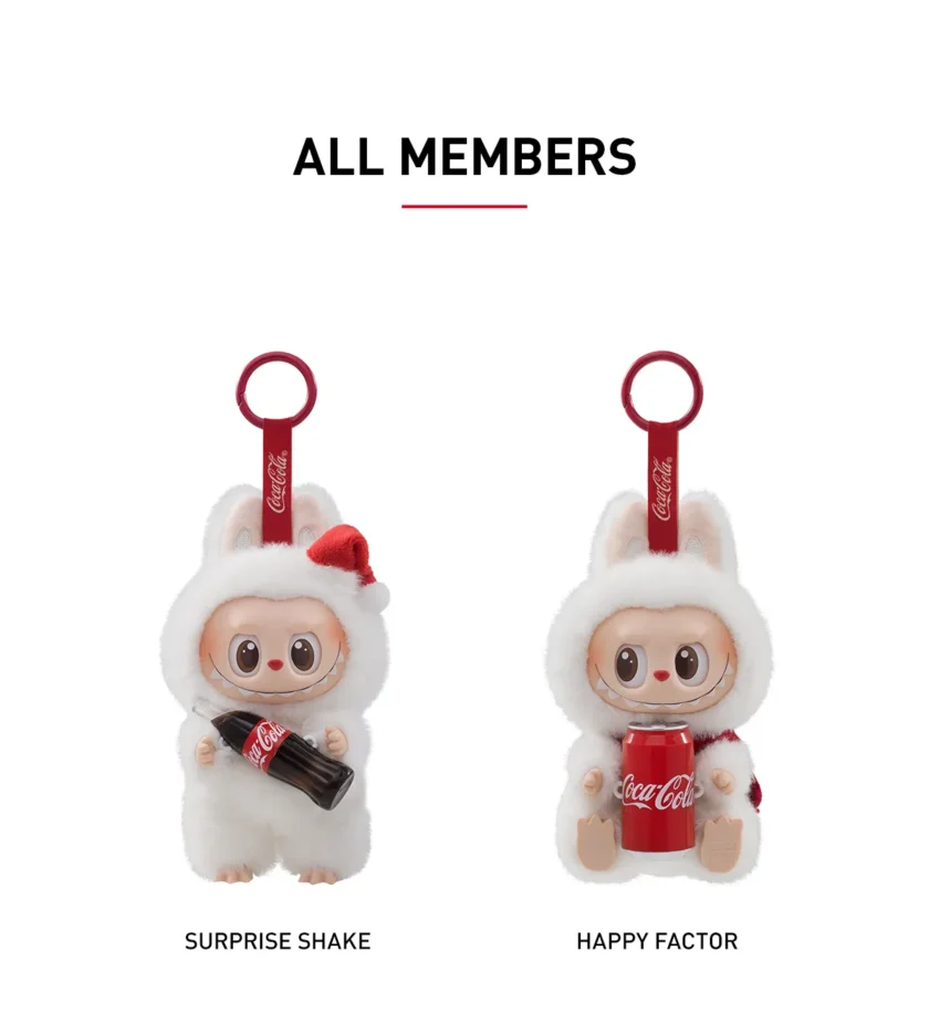 POP MART LABUBU COCA COLA THE MONSTERS FIGURKA BRYLOK